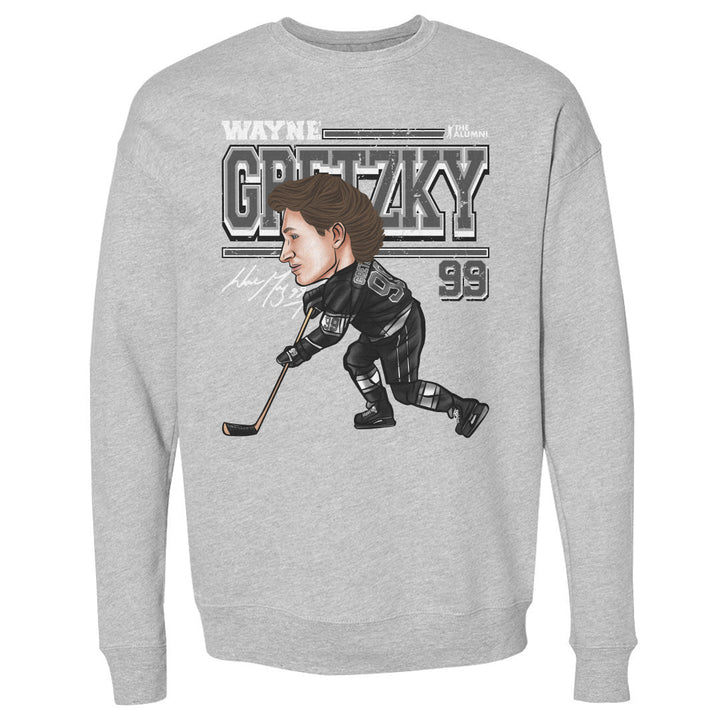 Wayne Gretzky Los Angeles Cartoon WHT