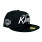 Kings 5950 Script w/ Side Hit Black Fitted Hat