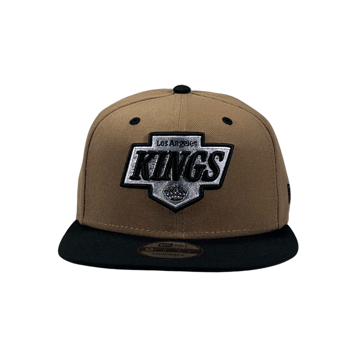 LA Kings 950 Chevy 24 Khaki Black Snapback Hat