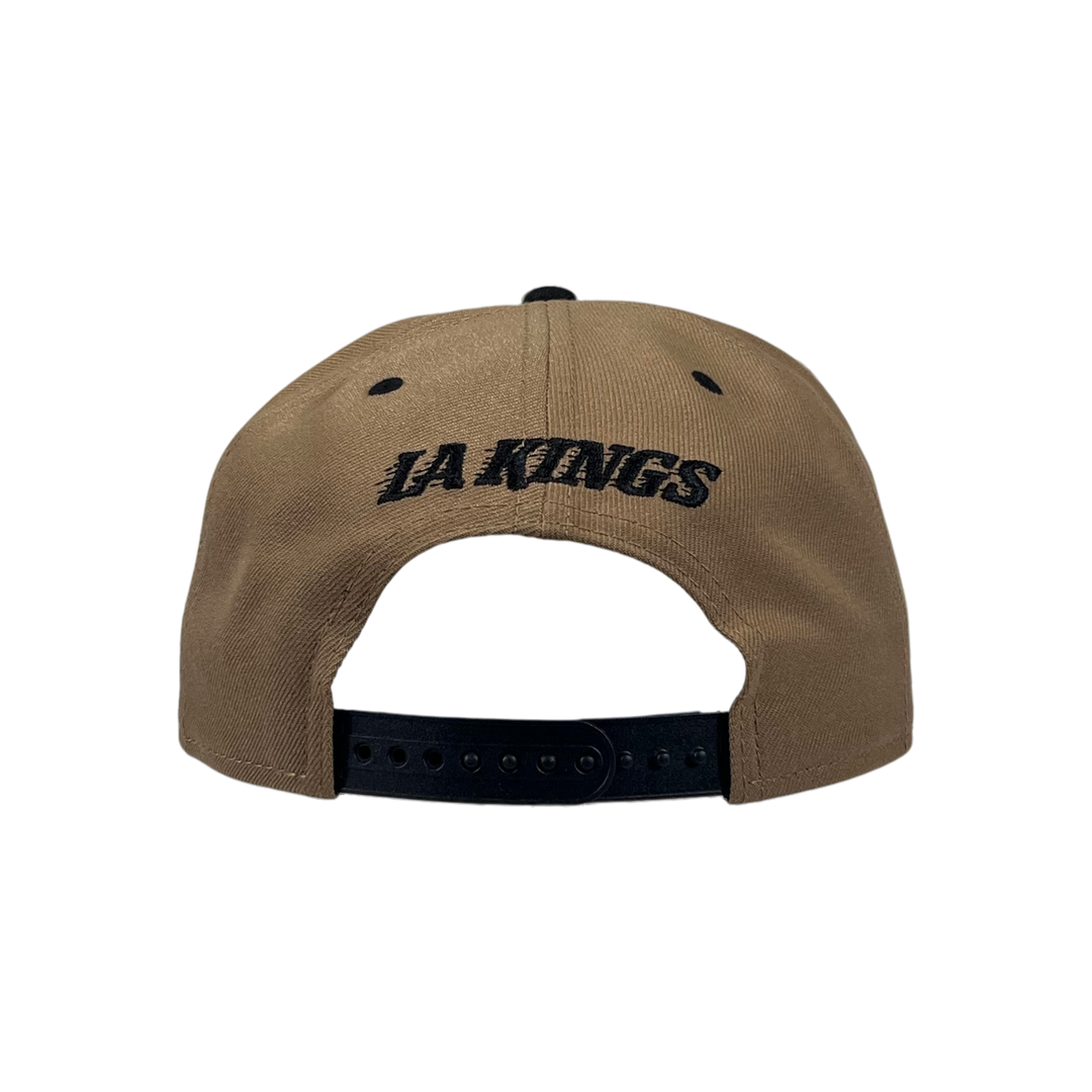 LA Kings 950 Chevy 24 Khaki Black Snapback Hat