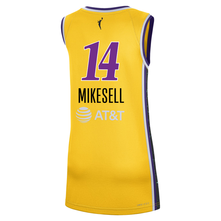 LA SPARKS TAYLOR MIKESELL NIKE GOLD 2024 REBEL EDITION JERSEY