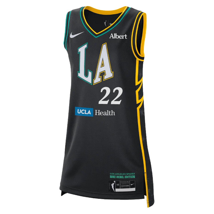 LA SPARKS CAMERON BRINK NIKE BLACK VICTORY JERSEY