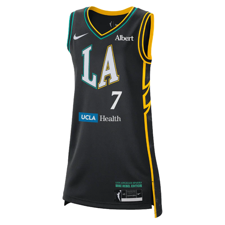 LA SPARKS ARIEL ATKINS NIKE BLACK VICTORY JERSEY