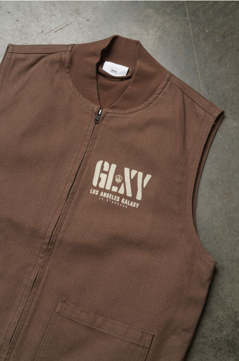 LA Galaxy x LA Standard GLXY Stencil Vest - Brown