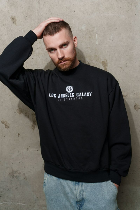 LA Galaxy x LA Standard Bar Crewneck - Black