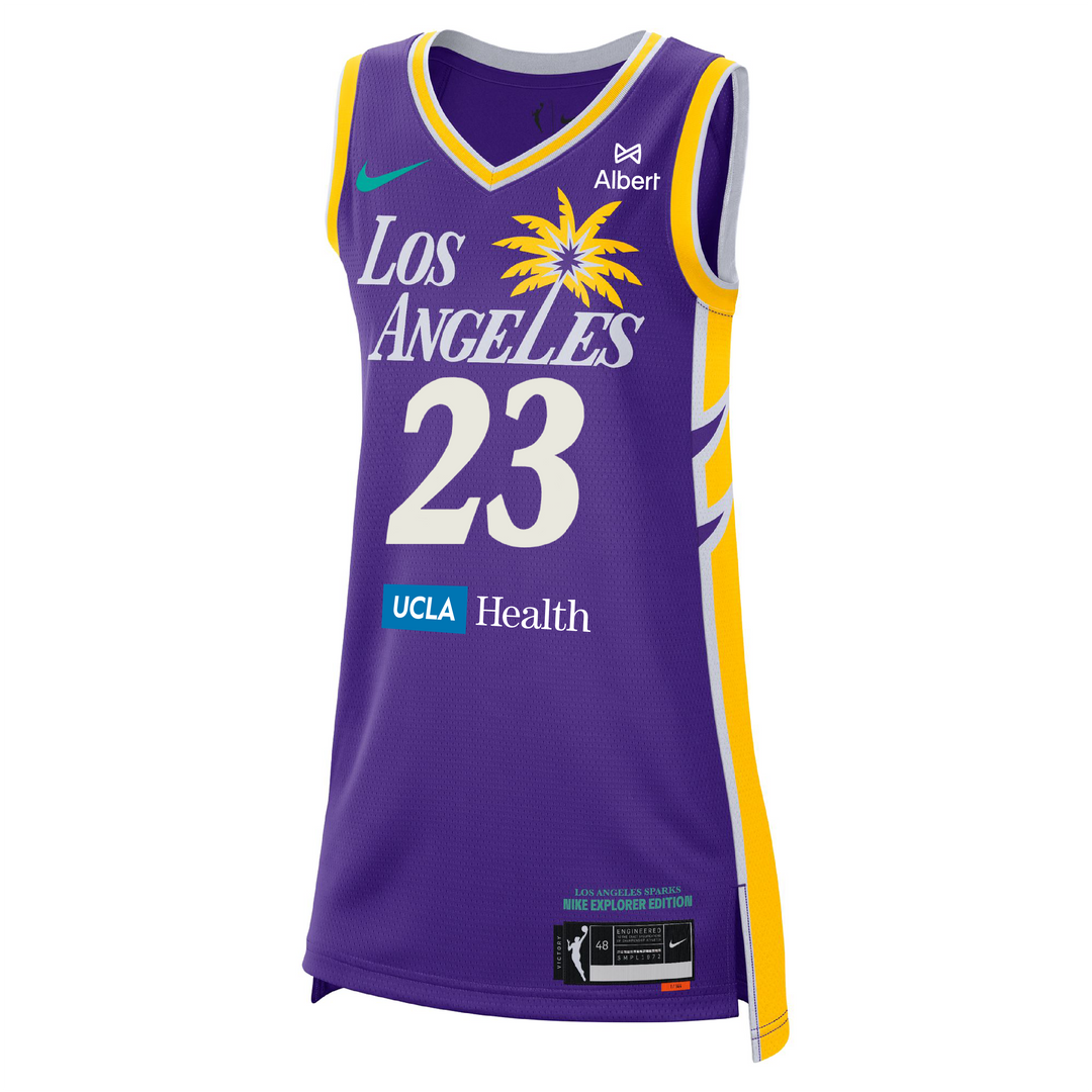 LA SPARKS AZURÁ STEVENS NIKE PURPLE EXPLORER JERSEY