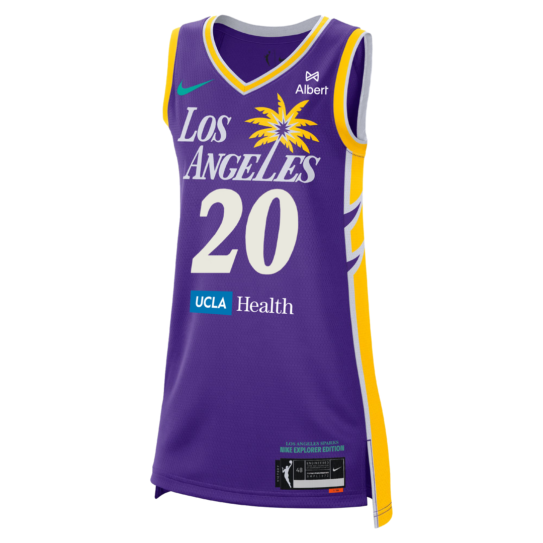 LA SPARKS JULIE ALLEMAND NIKE PURPLE EXPLORER JERSEY – TEAM LA Store