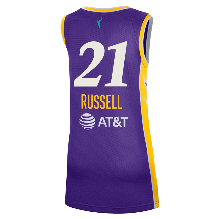 LA SPARKS MERCEDES RUSSELL NIKE PURPLE EXPLORER JERSEY