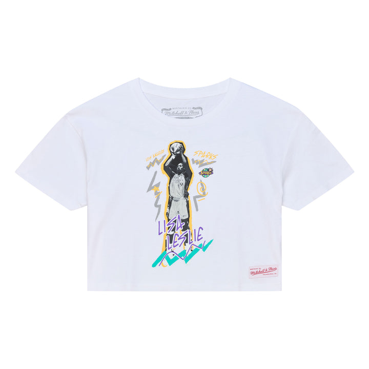 LA Sparks Women's Lisa Leslie Chalked Up Crop SS Tee