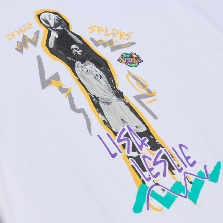 LA Sparks Women's Lisa Leslie Chalked Up Crop SS Tee