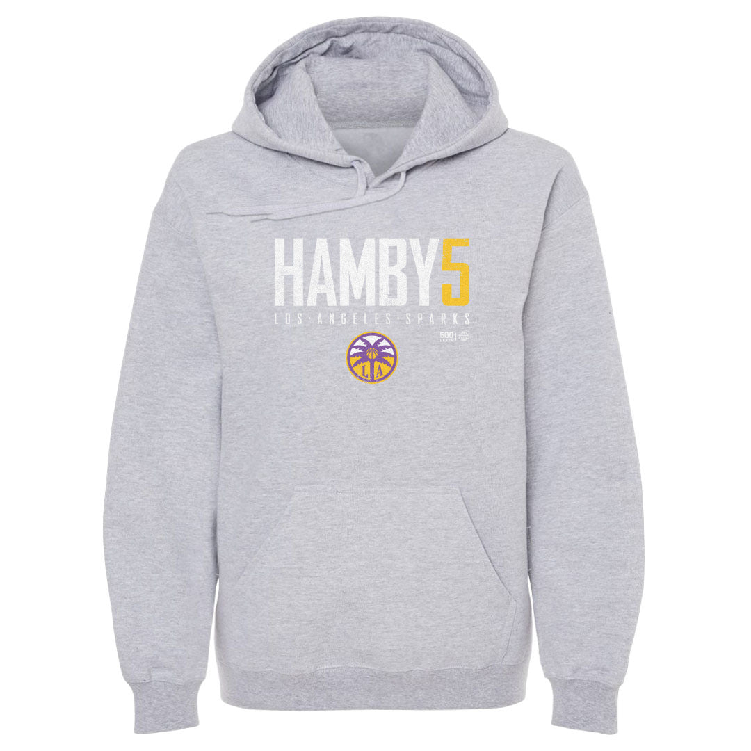 Dearica Hamby Los Angeles Sparks Elite WHT