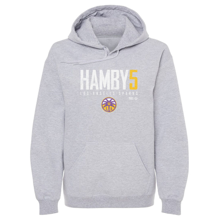 Dearica Hamby Los Angeles Sparks Elite WHT