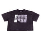KINGS WMNS ACID WASH M+G SS TOP
