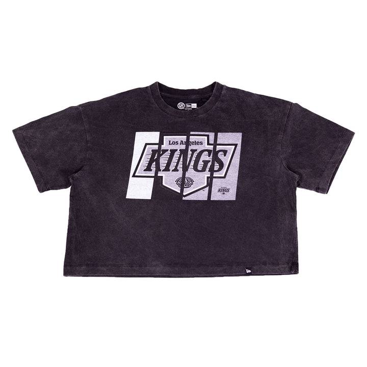 KINGS WMNS ACID WASH M+G SS TOP