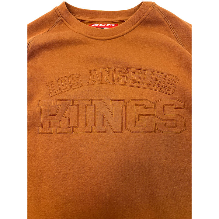 LA Kings CCM Brown Pullover Fleece Crewneck