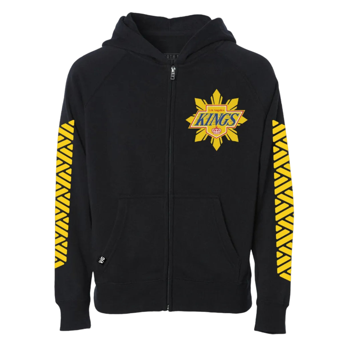 Kings Youth Violent Gentlemen Filipino Heritage Black Full-Zip Hoodie