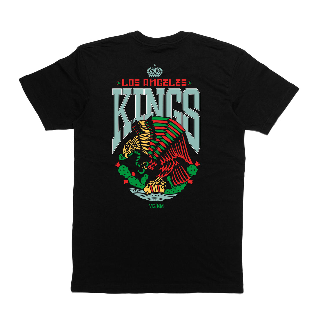 Kings 2022-23 Violent Gentlemen Mexican Heritage Black T-Shirt