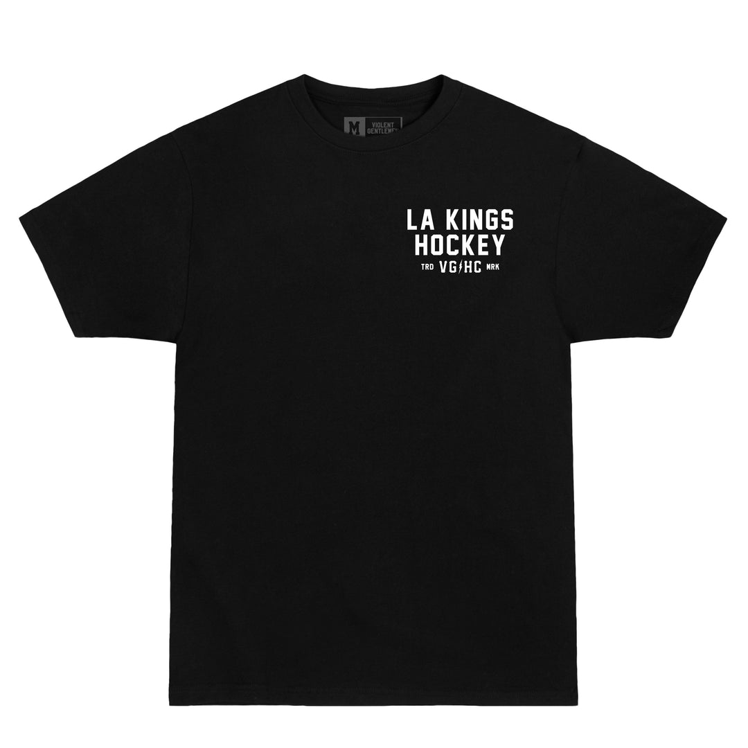 Kings Violent Gentlemen Shield Logo Back Black T-Shirt