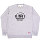 Kings CCM Grey Fleece Crewneck Wordmark