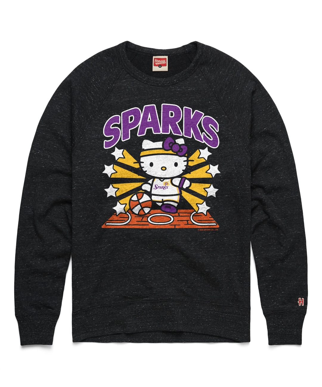 LA Sparks Homage x Hello Kitty Dribble Crewneck