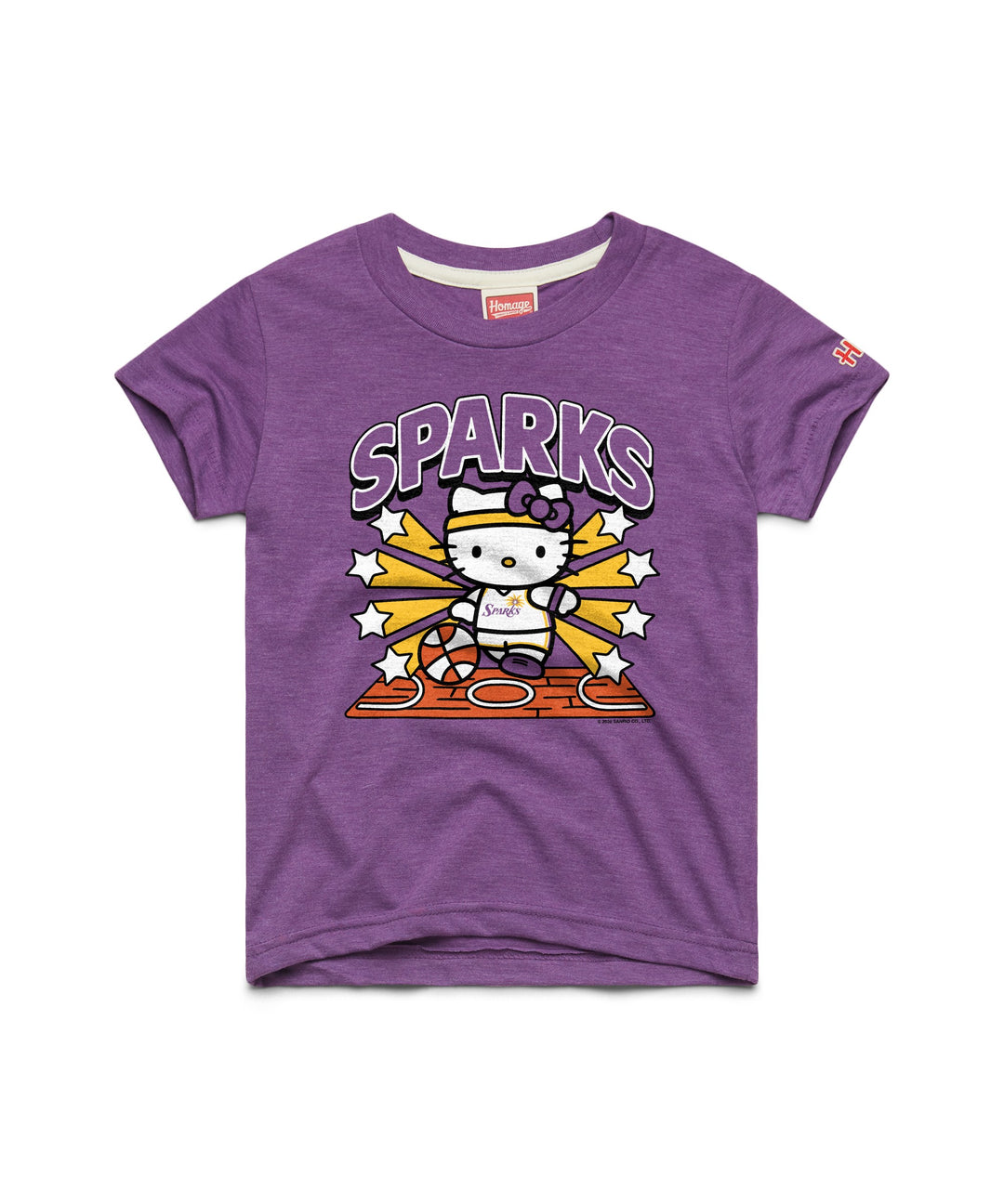 LA Sparks Homage x Hello Kitty Youth Dribble SS Tee