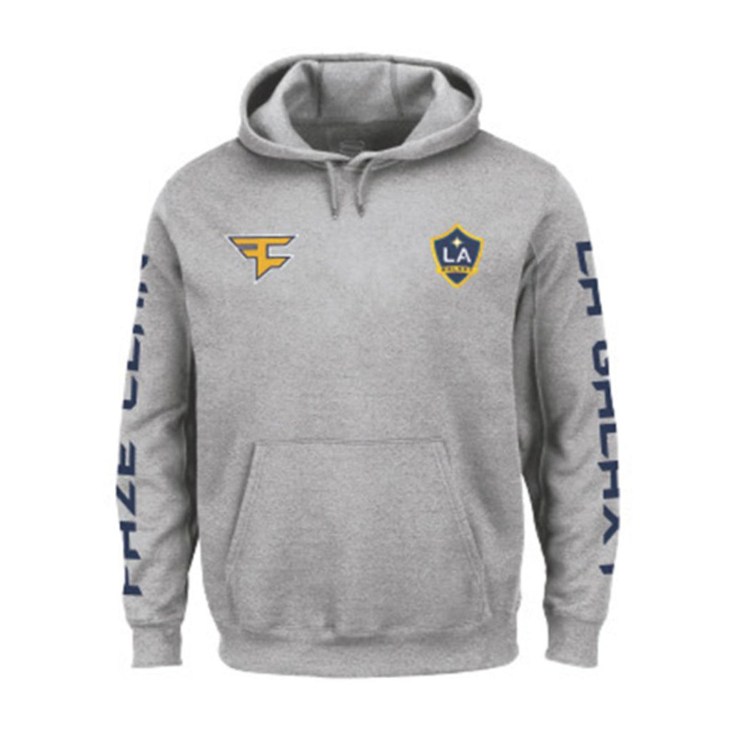 LA GALAXY 2023 FAZE CLAN GREY HOODIE