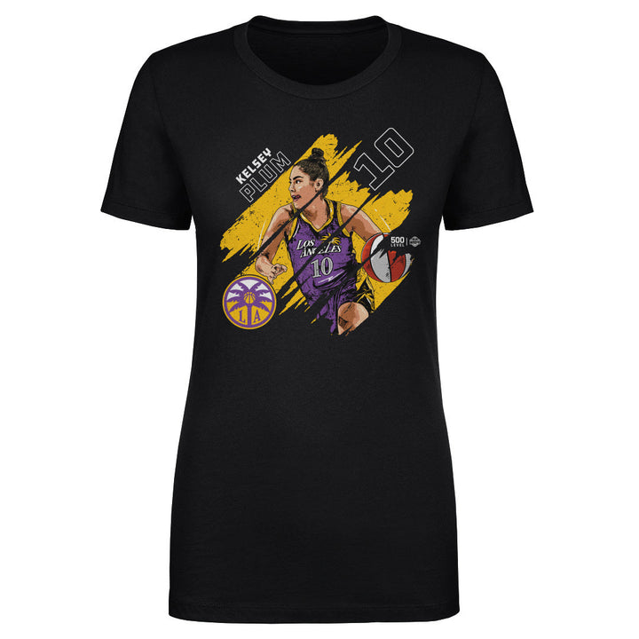 Kelsey Plum Los Angeles Sparks Stripes WHT