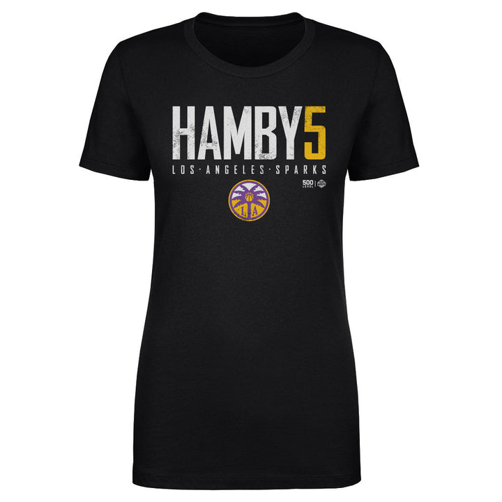 Dearica Hamby Los Angeles Sparks Elite WHT