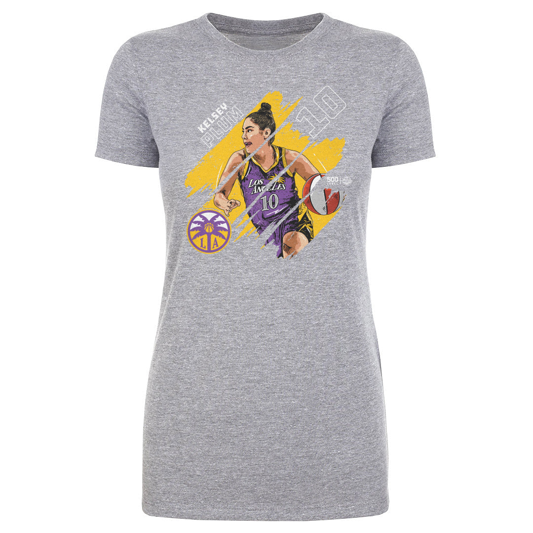 Kelsey Plum Los Angeles Sparks Stripes WHT