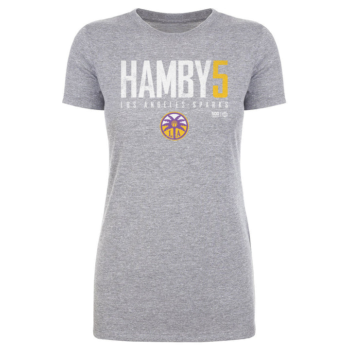 Dearica Hamby Los Angeles Sparks Elite WHT