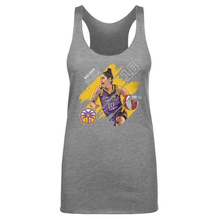 Kelsey Plum Los Angeles Sparks Stripes WHT