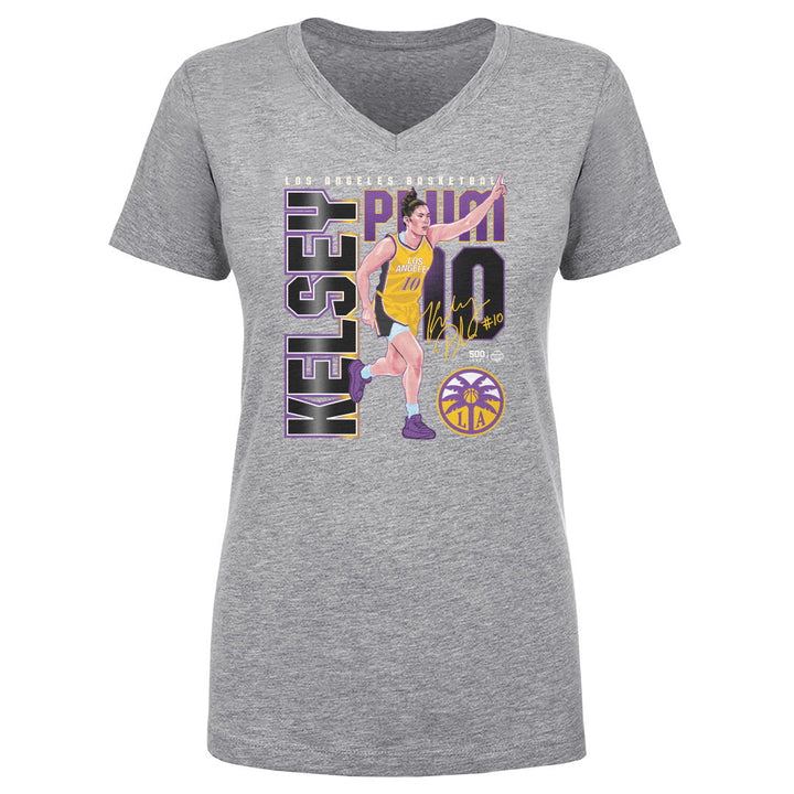 Kelsey Plum Los Angeles Sparks Player Number WHT