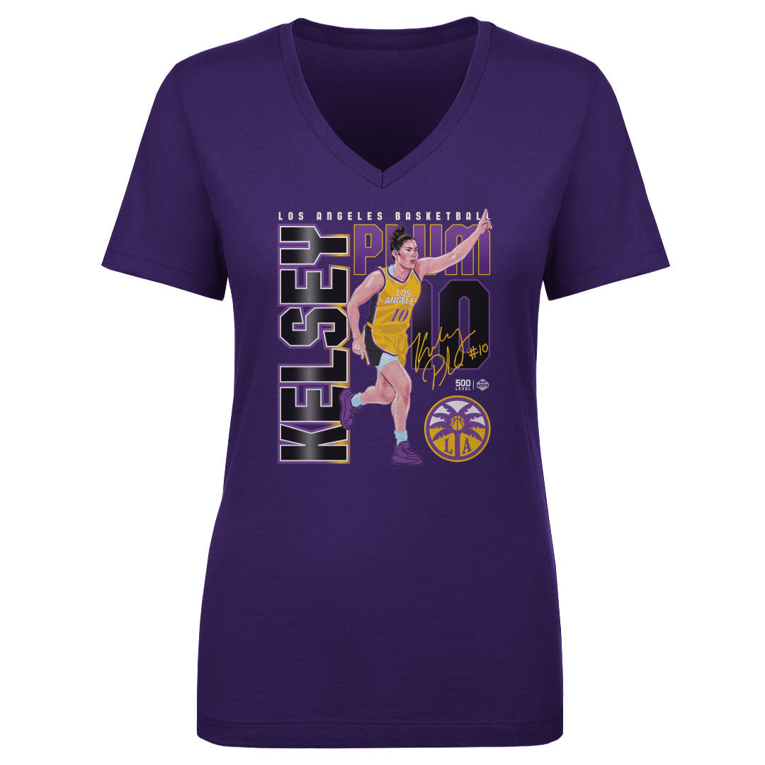 Kelsey Plum Los Angeles Sparks Player Number WHT