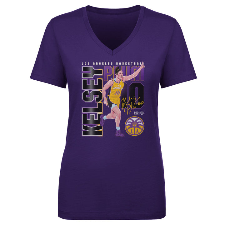 Kelsey Plum Los Angeles Sparks Player Number WHT