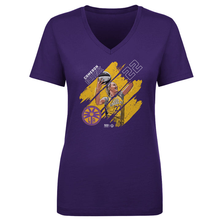 Cameron Brink Los Angeles Sparks Stripes WHT