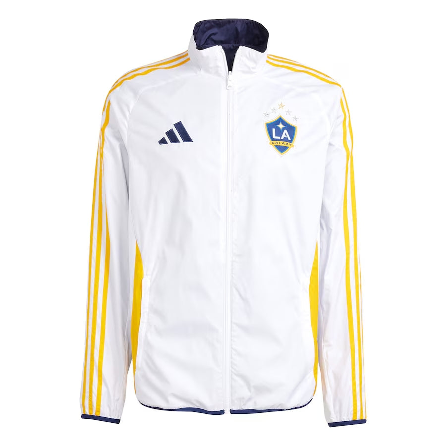 LA GALAXY adidas 2025 Anthem Reversible Full-Zip Jacket