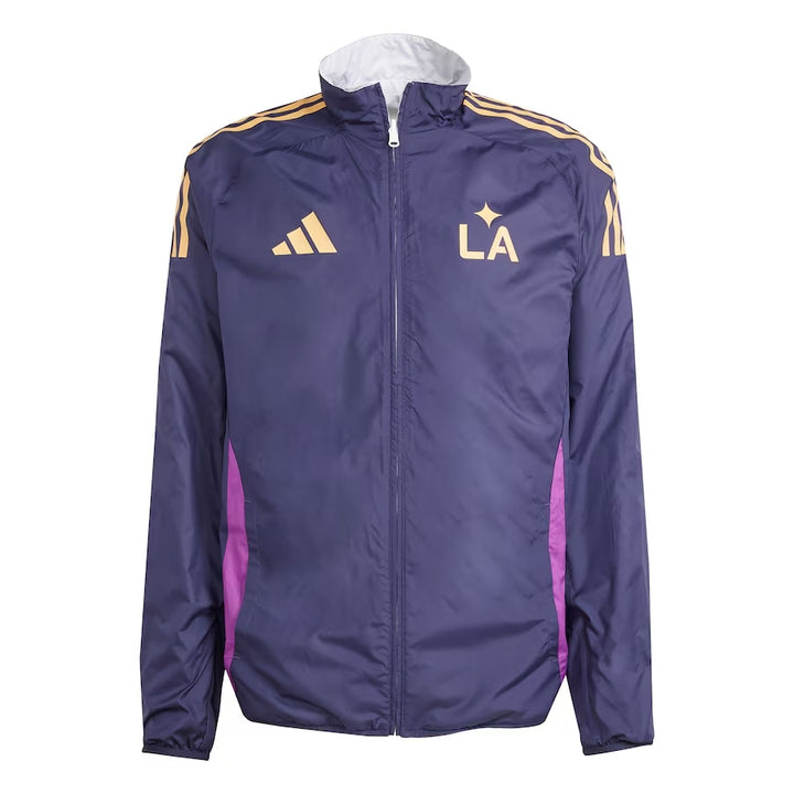 LA GALAXY adidas 2025 Anthem Reversible Full-Zip Jacket