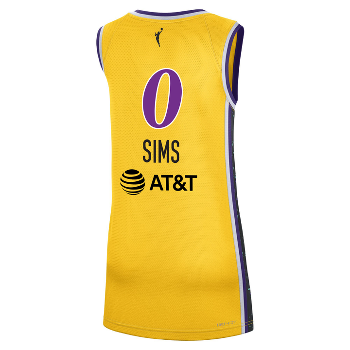 LA SPARKS ODYSSEY SIMS NIKE GOLD REBEL EDITION JERSEY