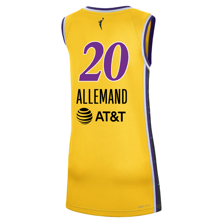 LA SPARKS JULIE ALLEMAND NIKE GOLD REBEL EDITION JERSEY