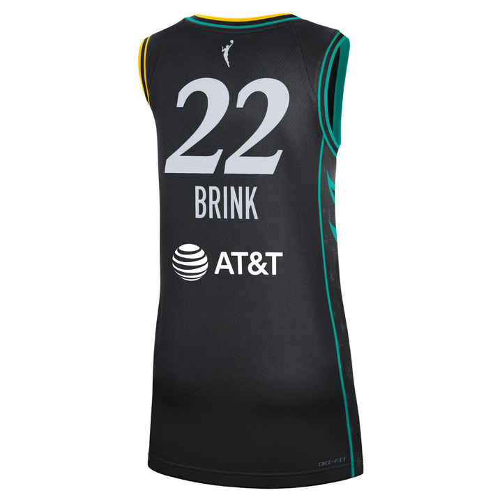 LA SPARKS CAMERON BRINK NIKE BLACK VICTORY JERSEY