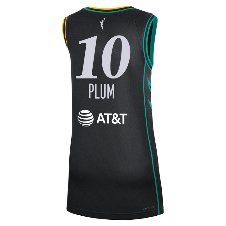 LA SPARKS KELSEY PLUM NIKE BLACK REBEL JERSEY