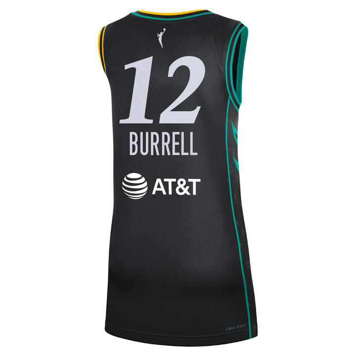 LA SPARKS RAE BURRELL NIKE BLACK VICTORY JERSEY