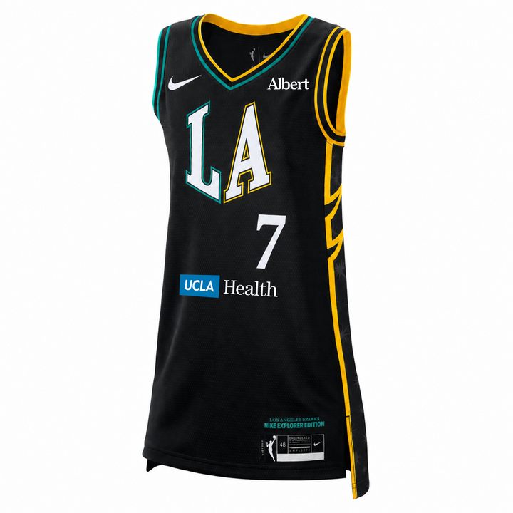 LA SPARKS ARIEL ATKINS NIKE BLACK VICTORY JERSEY