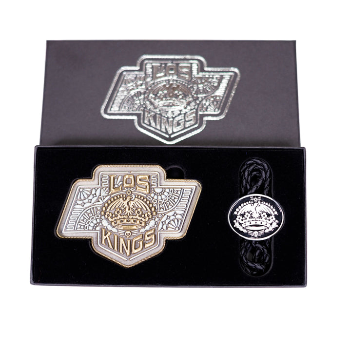 KINGS X VG MEXICAN26 BELT BUCKLE BOLO TIE SET