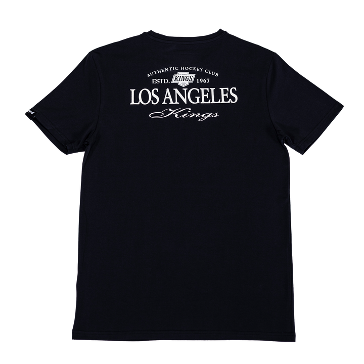 LA Kings FB Chevy Logo Black Short Sleeve Tee
