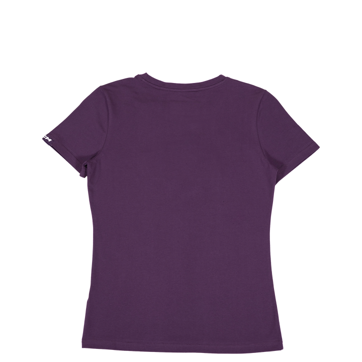 LA Kings Womens Chevy Logo Purple Short Sleeve Tee