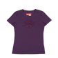 Kings Womens Chevy Logo Purple Short Sleeve Tee