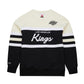 Kings Mitchell & Ness Black/ White Head Coach Crewneck