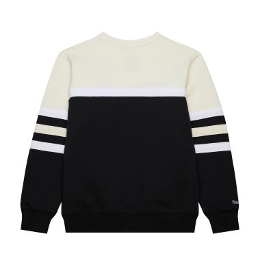 LA Kings Mitchell & Ness Black/ White Head Coach Crewneck