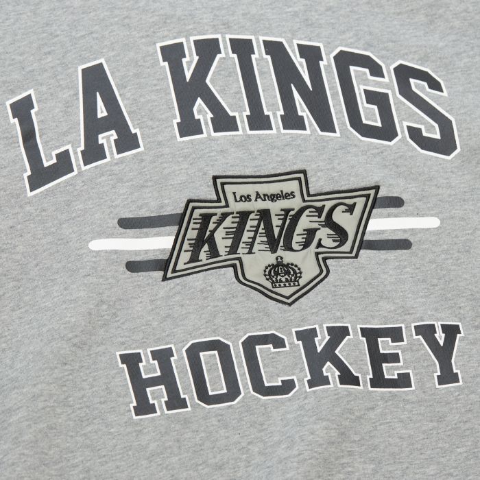 LA Kings Mitchell & Ness Black All Over Crew Primary Logo